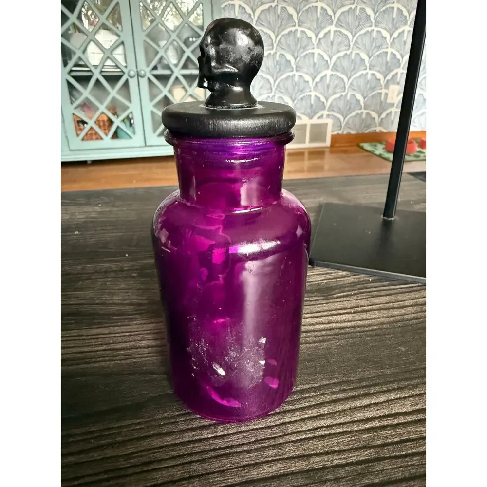 6/$25 Bats Blood Est. 1876 Halloween Purple Jar